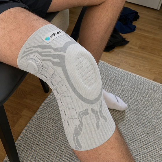Har använt min nya knäbandage i några dagar nu. Den är verkligen en livräddare, mitt knä har aldrig känts så bra!